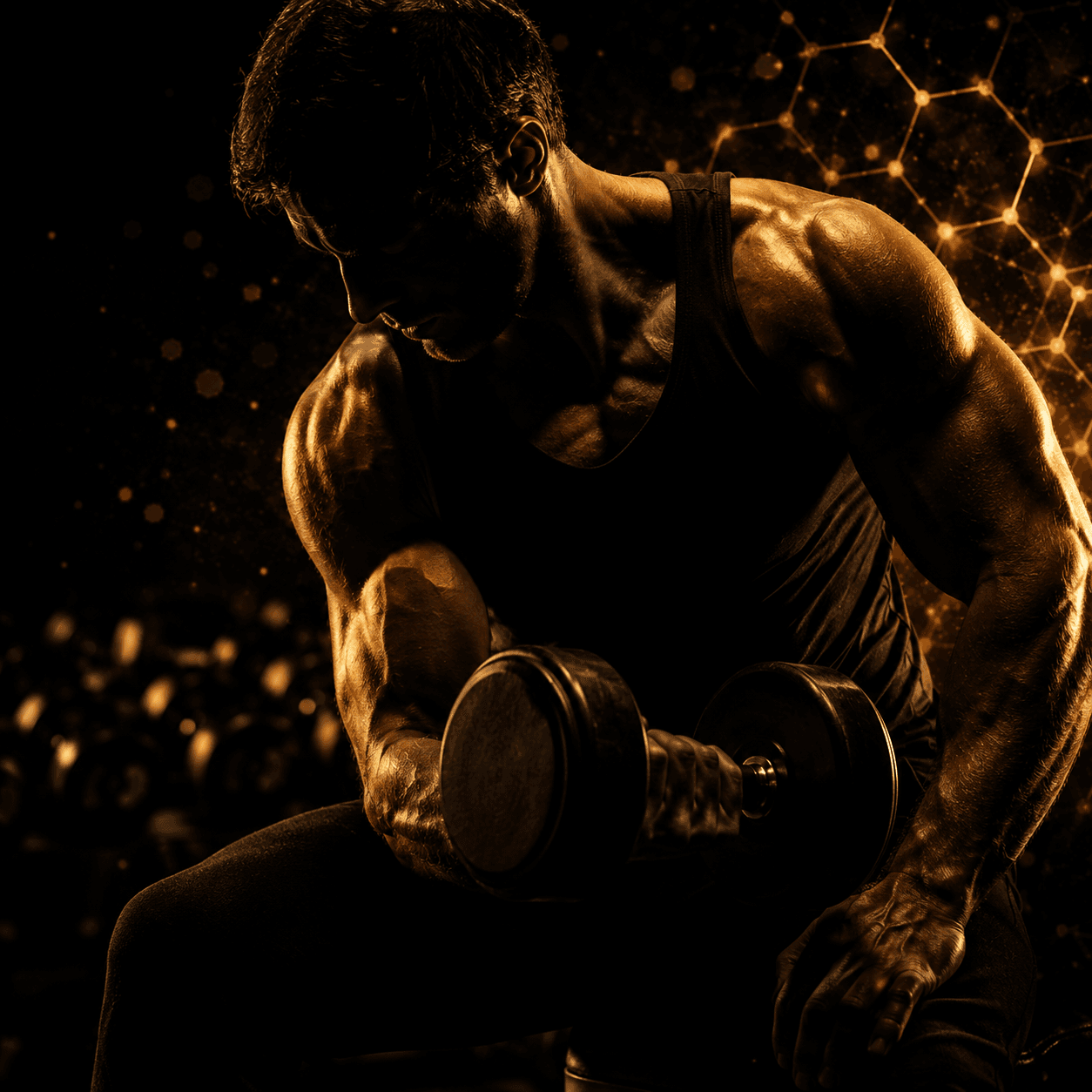 Fit muscular man representing renewed energy and vitality from TRT at Men's Vitality Clinic Vancouver